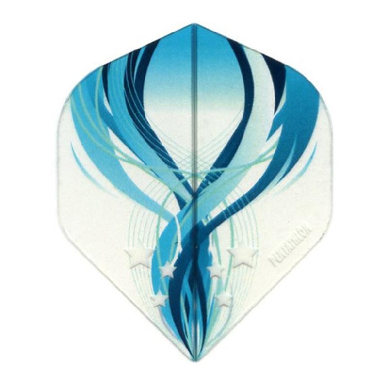Pentathlon Standard Translucent Design White/Blue Flights
