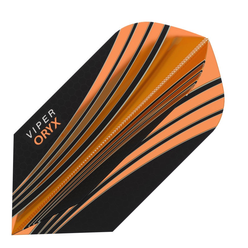 V-100 Flights Oryx Slim Orange/Black Dart Flights