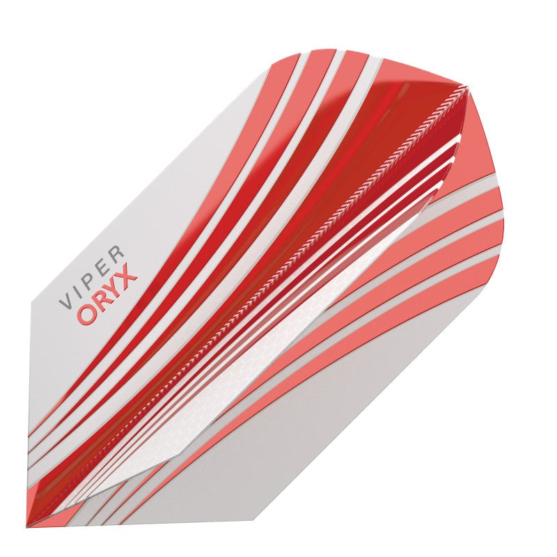 V-100 Flights Oryx Slim Red/White Dart Flights