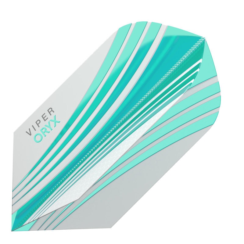V-100 Flights Oryx Slim Teal/White Dart Flights