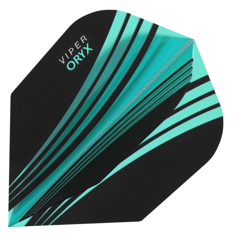 V-100 Flights Oryx Standard Teal/Black Dart Flights