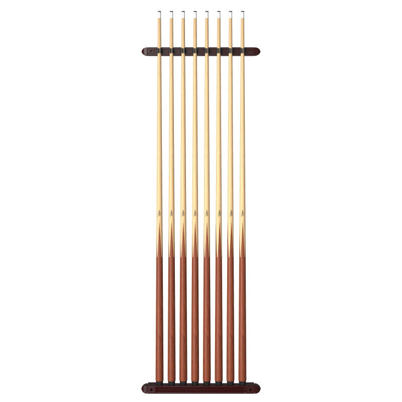 Fat Cat Mahogany 8 Cue 2-Piece Wall Cue Rack