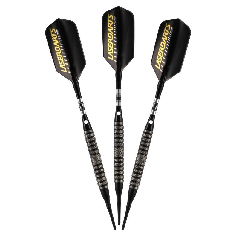 Laserdarts Nightmares ENM3 90% Tungsten Soft Tip Darts Knurled Barrel 18 Grams