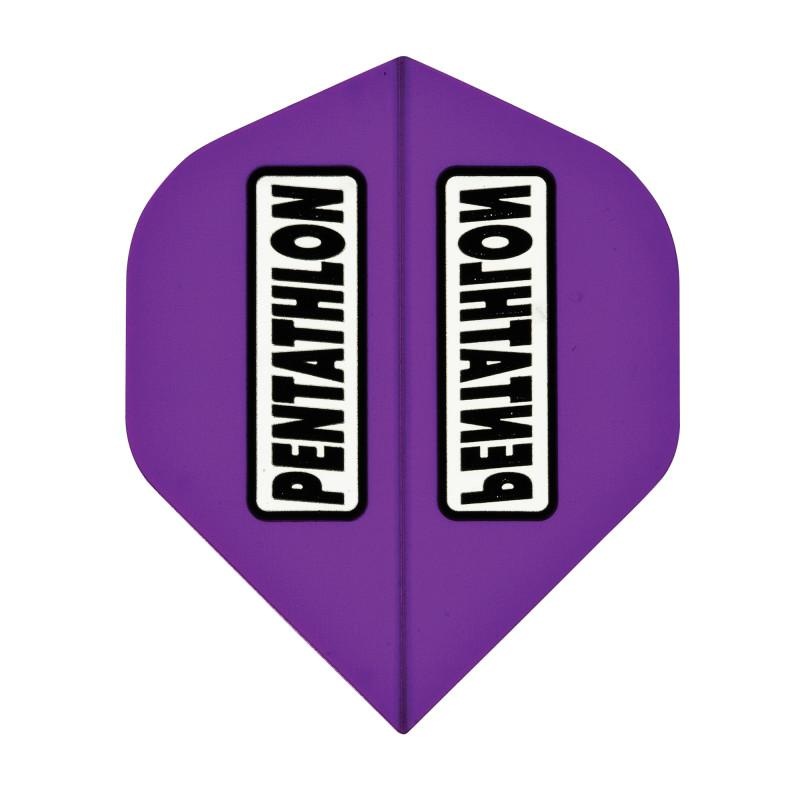 Pentathlon Standard Translucent Purple Flights