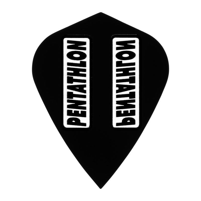 Pentathlon Teardrop Translucent Black Flights