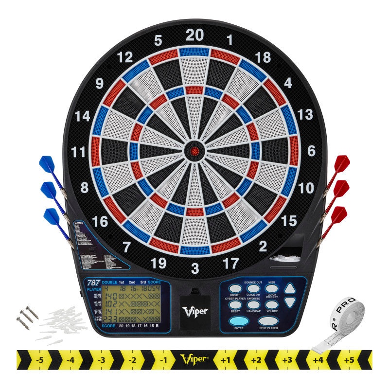 Viper 787 Electronic Dartboard, 15.5″ Regulation Target