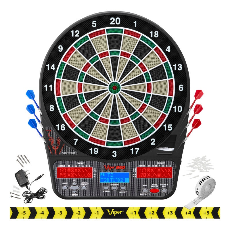 Viper 850 Electronic Dartboard, 15.5″ Regulation Target