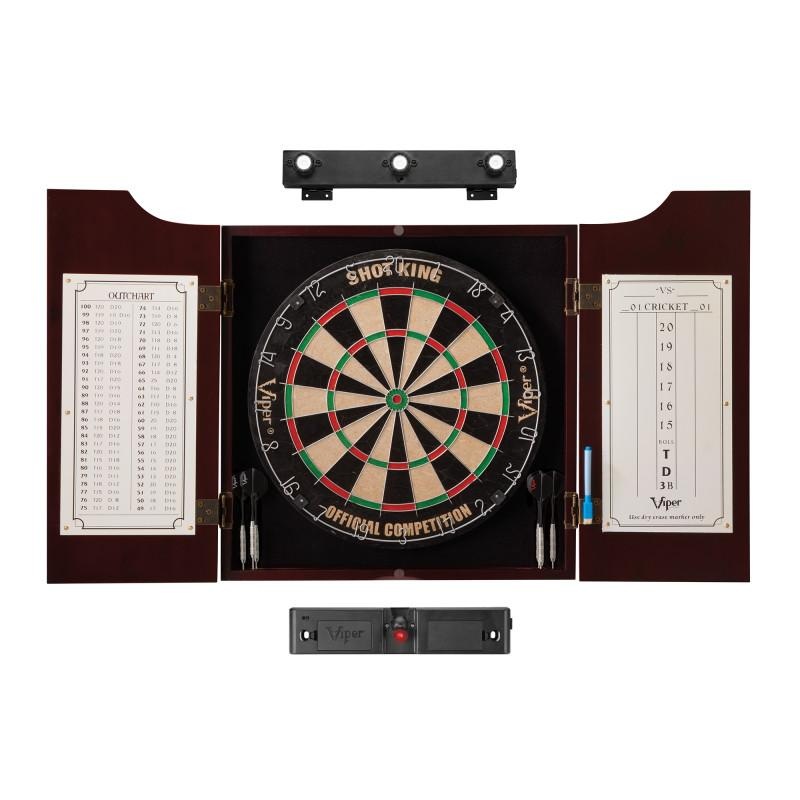 Viper Hudson All-in-One Dart Center, Laser Throw Line & Shadow Buster Dartboard Light Bundle