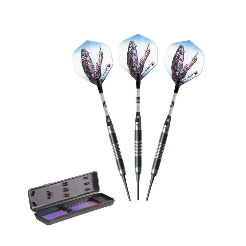 Elkadart Black Mamba 80% Tungsten Soft Tip Darts Thin Barrel