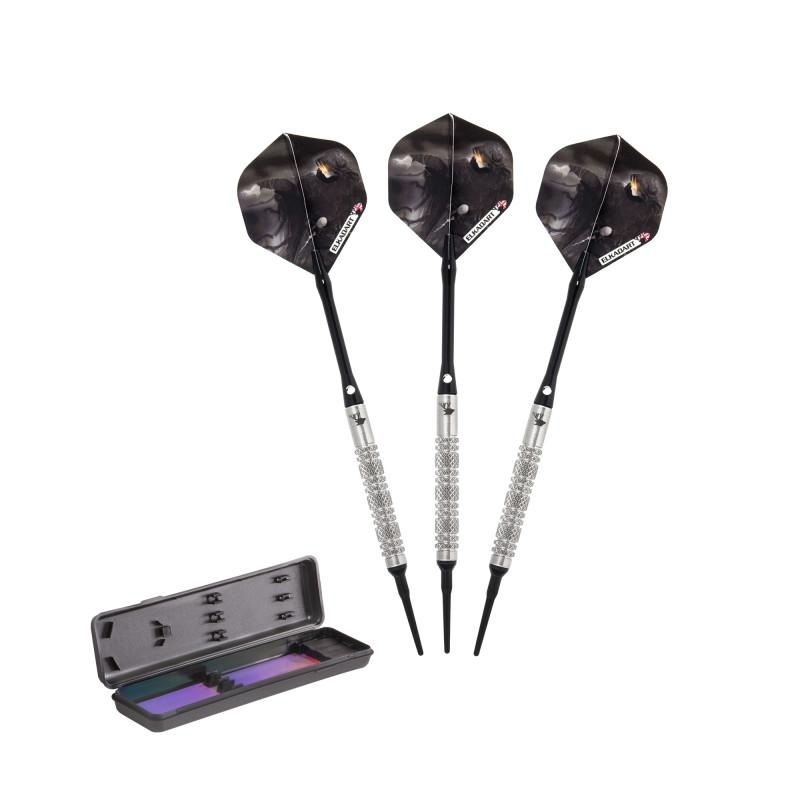 Elkadart Wizard 80% Tungsten Soft Tip Darts Knurled and Ringed Barrel