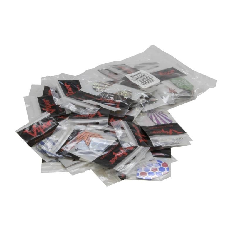 V-Lux Glitter Flights Mixed Assortment – 50 Sets