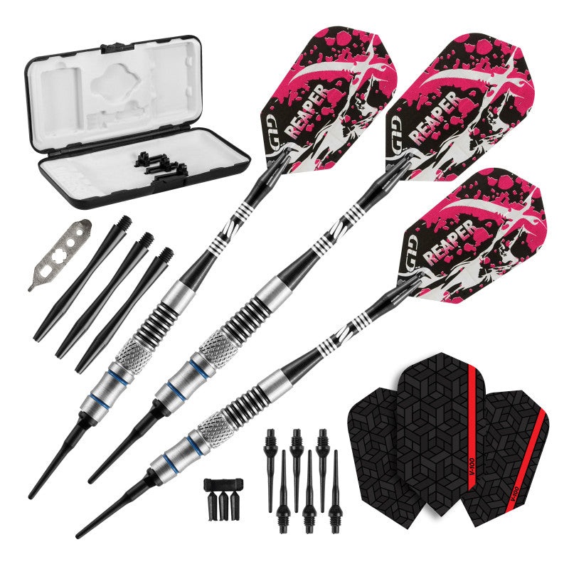 Viper Grim Reaper 80% Tungsten Soft Tip Darts Blue Rings