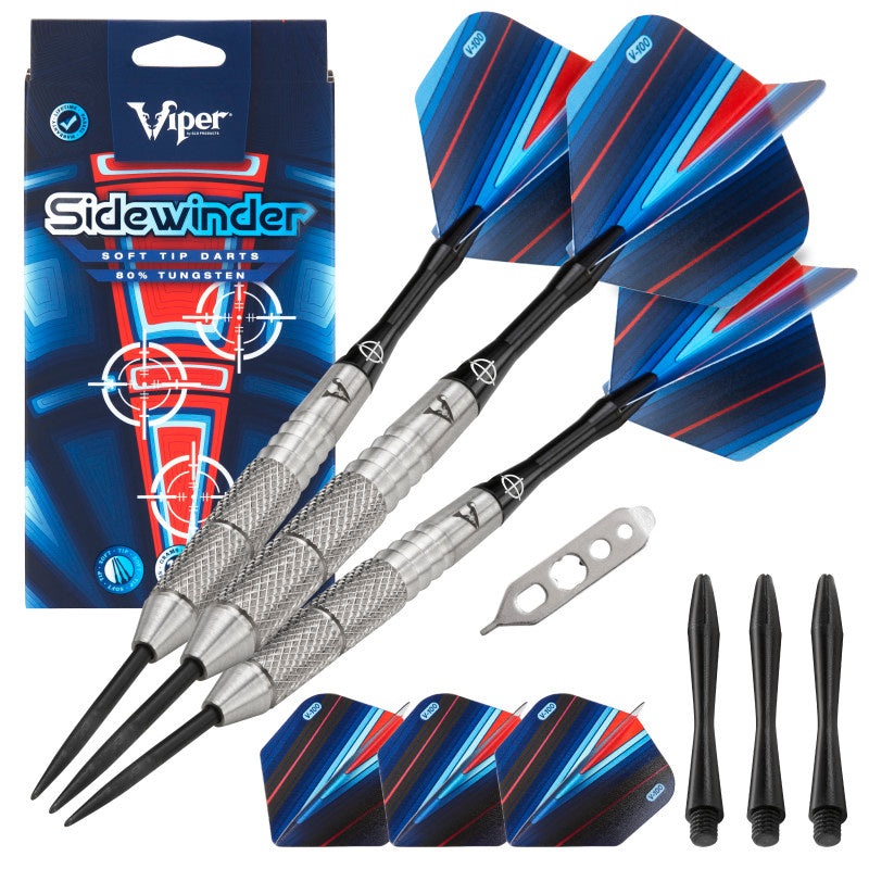 Viper Sidewinder Darts 80% Tungsten Steel Tip Darts 25 Grams