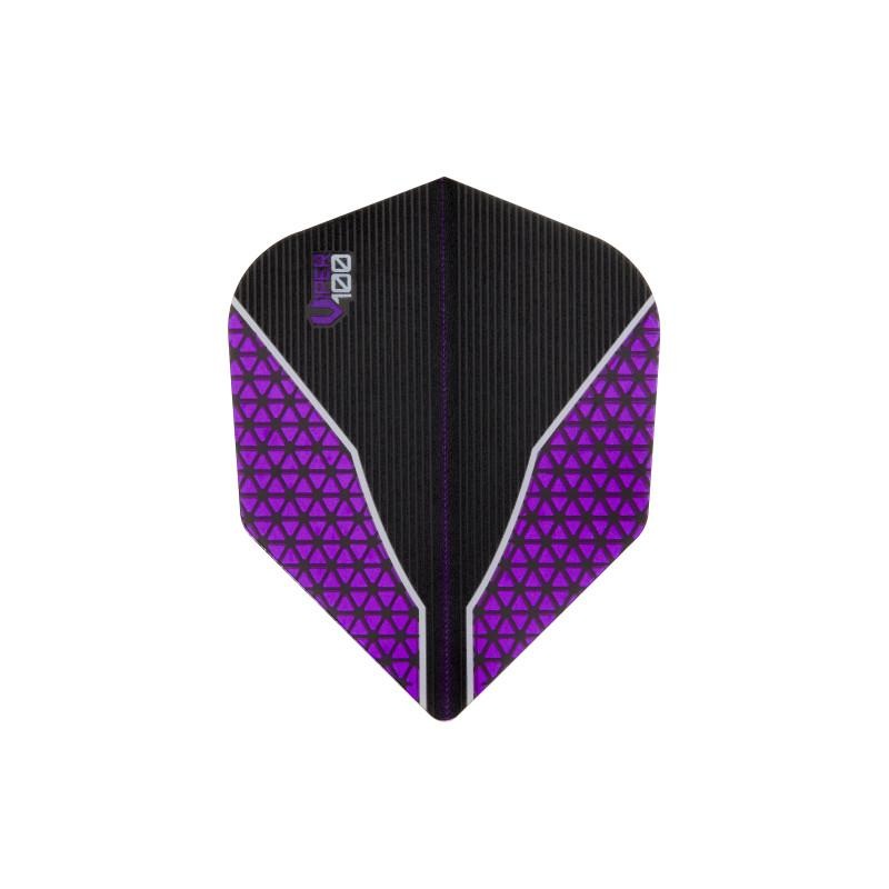 V-100 Flights Standard Purple Dart Flights