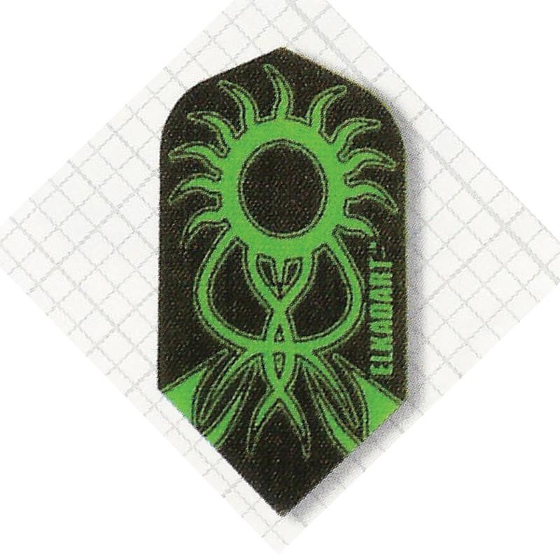 Elkadart Nylon Slim Black/Green Flights