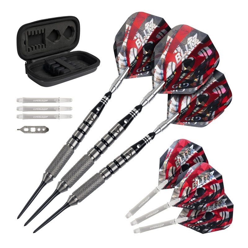 [OPEN BOX]  Viper Blitz Darts 95% Tungsten Steel Tip Darts 24 Grams