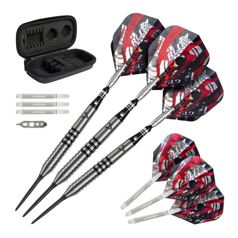 [OPEN BOX]  Viper Blitz Darts 95% Tungsten Steel Tip Darts 26 Grams