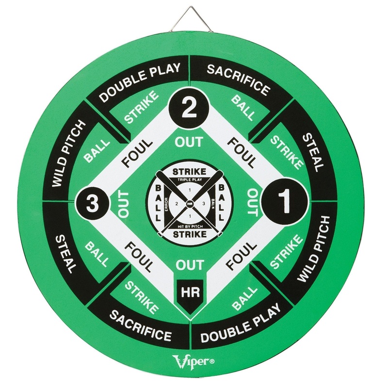 [OPEN BOX]  Viper Double Play Coiled Paper Fiber Dartboard with Darts