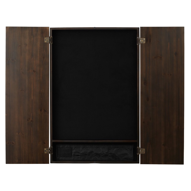 [OPEN BOX]  Viper Metropolitan Espresso Soft Tip Dartboard Cabinet