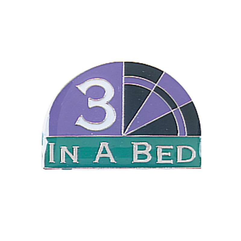 Tournament Pins 3 in a Bed