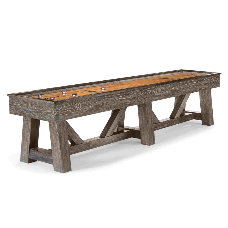 Brunswick Botanic Shuffleboard Table – Dark Charcoal