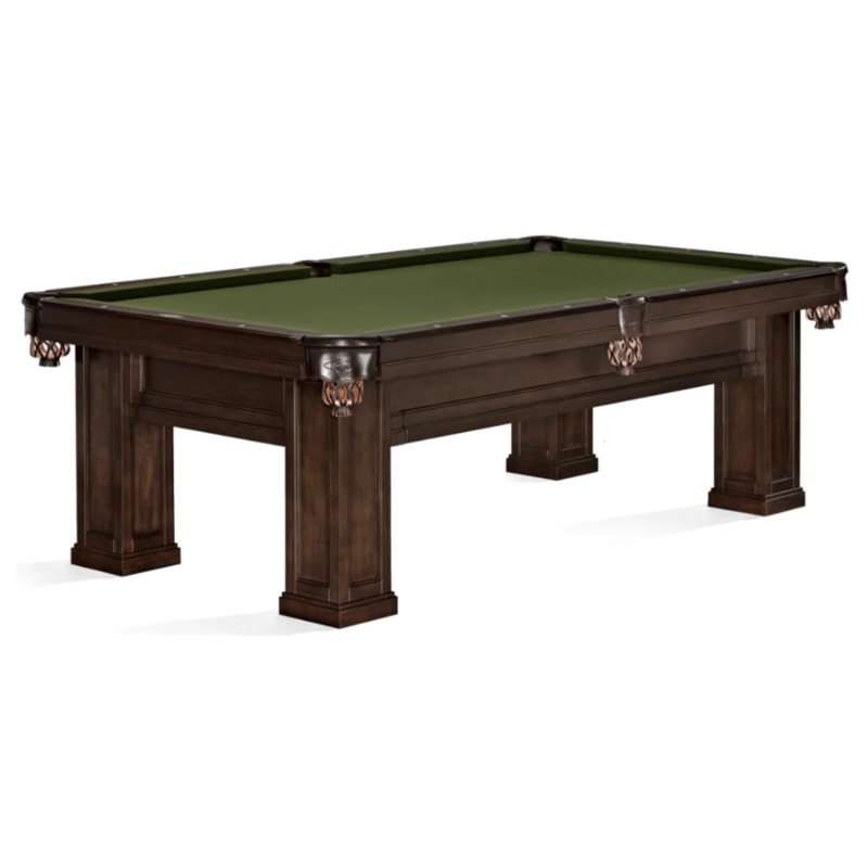 Brunswick Oakland II Pool Table | Espresso | Shield Pocket