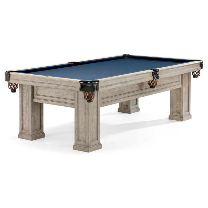 Brunswick Oakland II Pool Table | Rustic Grey | Shield Pocket