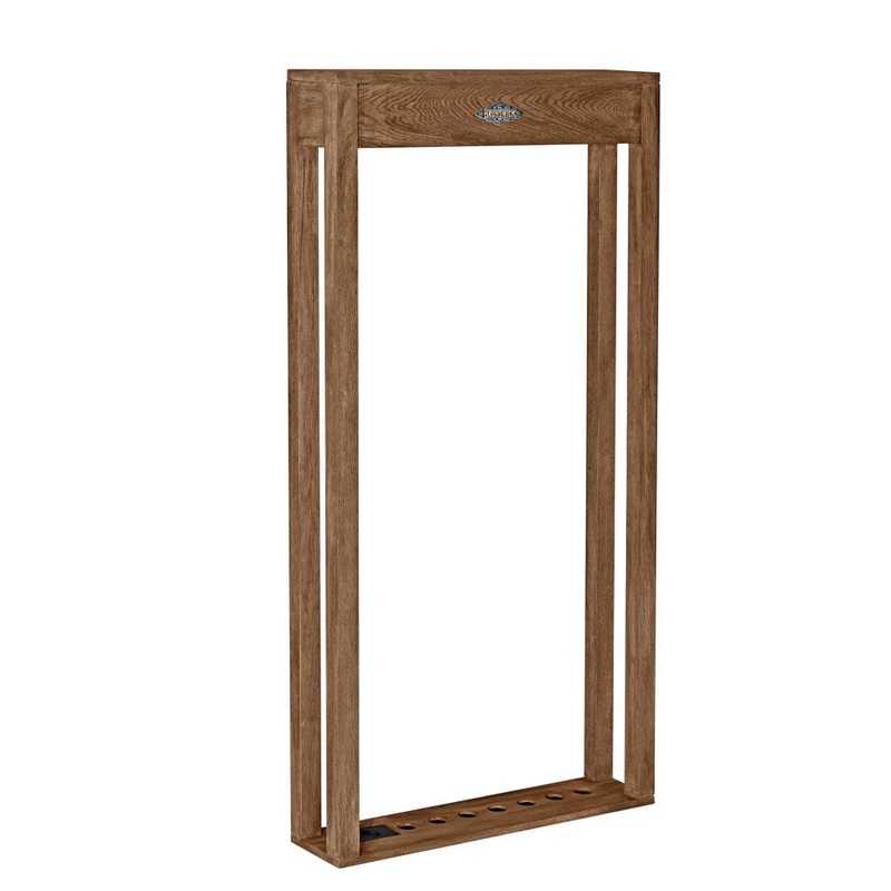 Brunswick Sanibel Wall Rack – Rustic Dark Brown