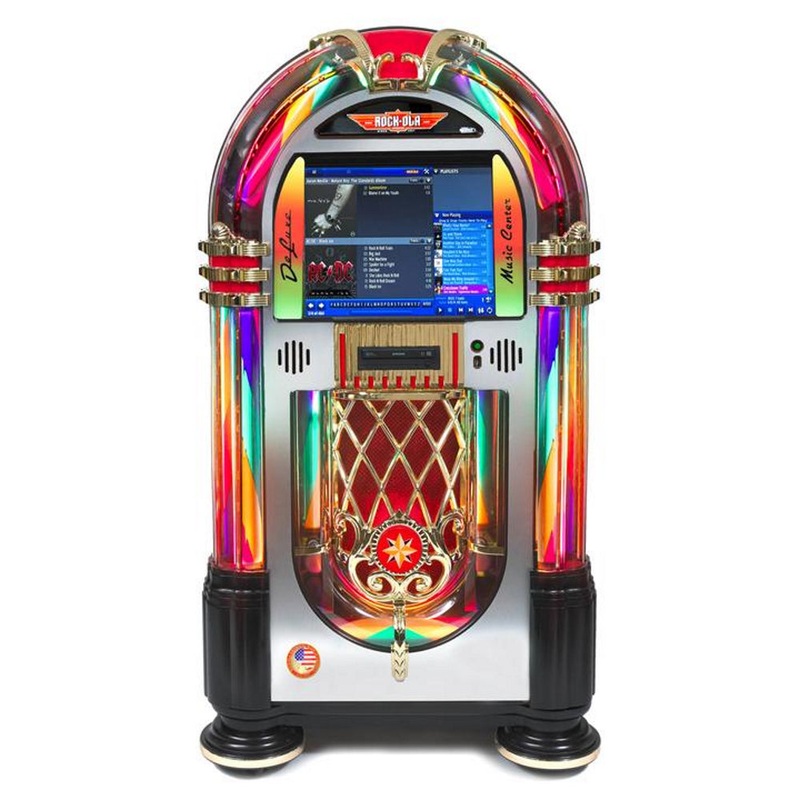 ‘NEW’ ROCK-OLA BUBBLER DIGITAL MUSIC CENTER CRYSTAL EDITION