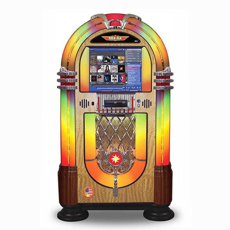 ROCK-OLA BUBBLER DIGITAL MUSIC CENTER IN WALNUT