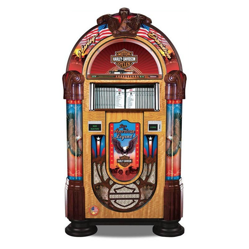 ROCK-OLA BUBBLER HARLEY-DAVIDSON CD JUKEBOX