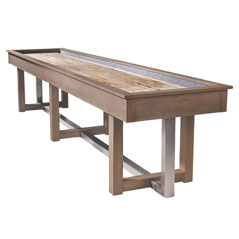 American Heritage Abbey Shuffleboard Table – Antique Gray