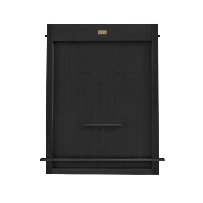 American Heritage Alta 6-Cue Wall Mounted Cue Rack – Peppercorn