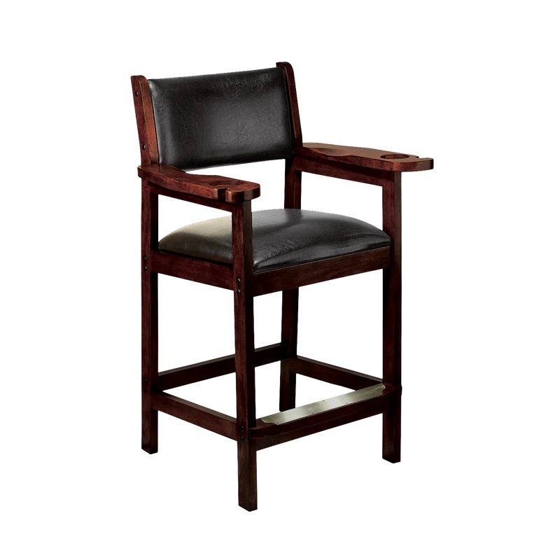 American Heritage Cushion Back & Seat Spectator Chair – Cherry