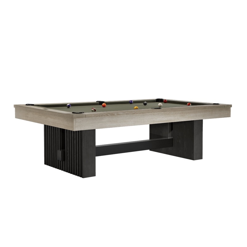 American Heritage Vancouver Pool Table – Natural And Black Ash