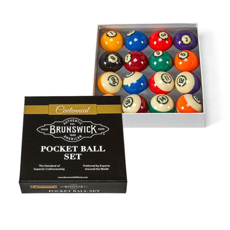 Brunswick Centennial Premium Pocket Balls – Full Set