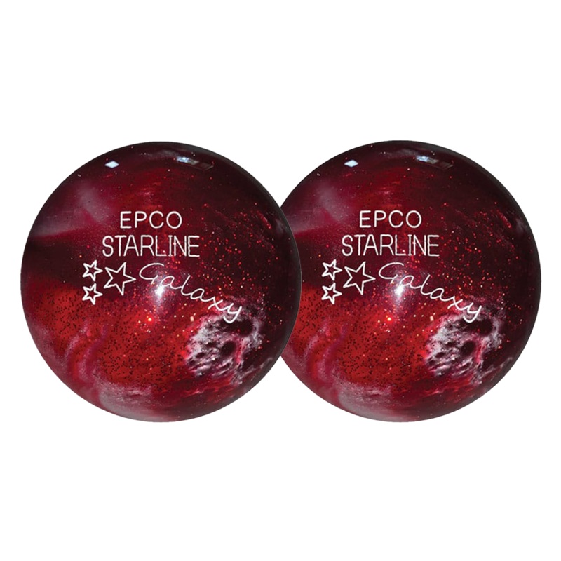 EPCO STARLINE GALAXY SMALL BOWLING BALLS – RED