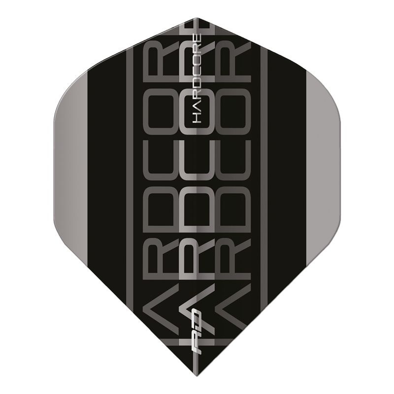 RED DRAGON – Hardcore Radical Grey and Black Dart Flights