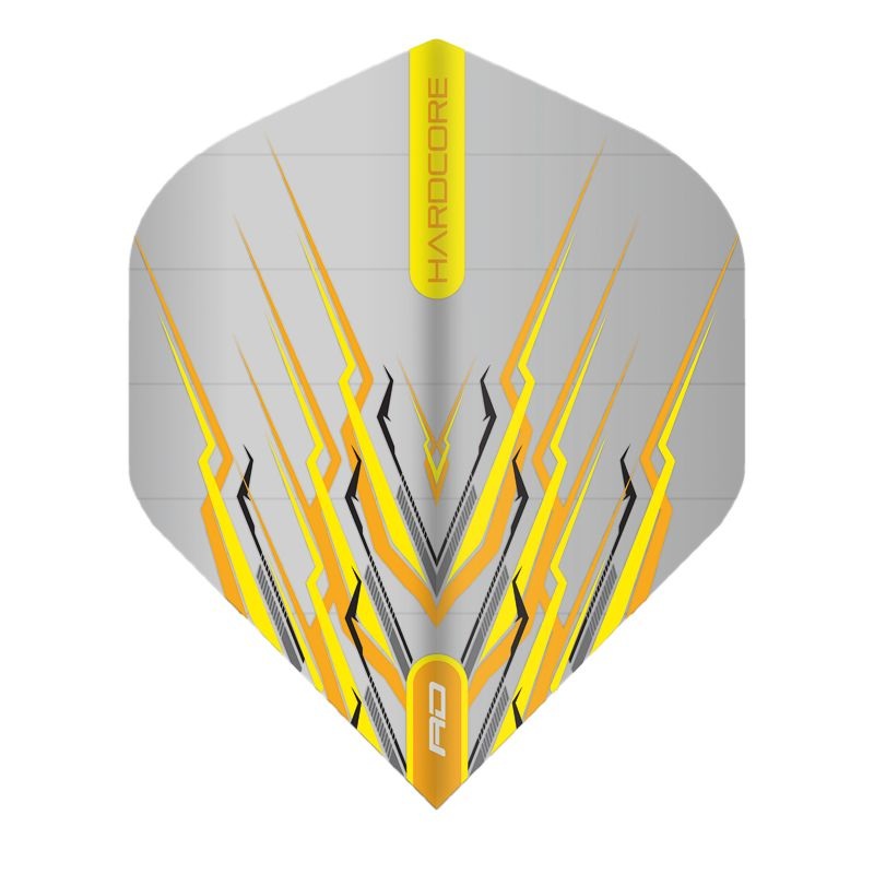 RED DRAGON – Hardcore Yellow Mohawk Dart Flights
