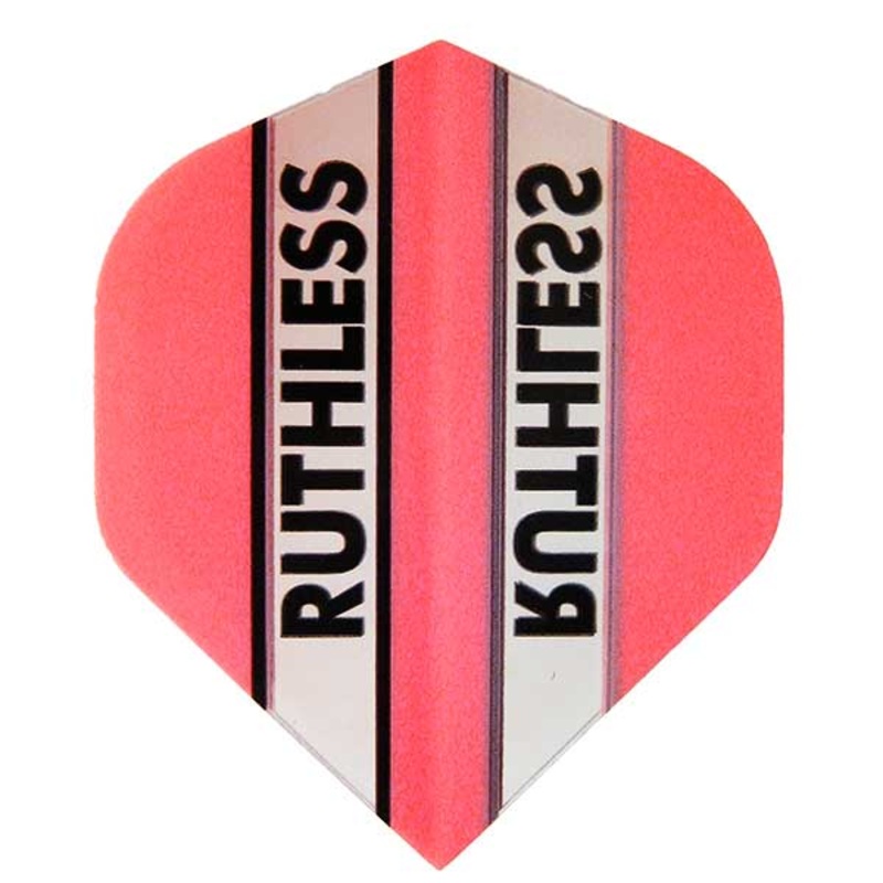 RUTHLESS – Clear Panel Extra Tough Flights – Pink