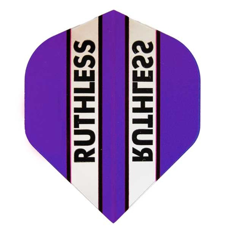 RUTHLESS – Clear Panel Extra Tough Flights – Purple