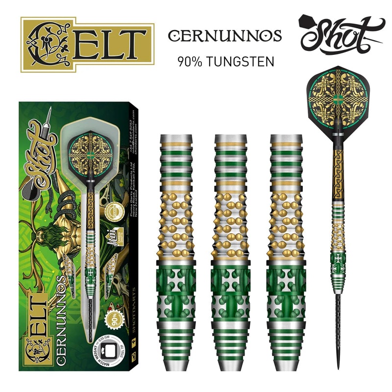 SHOT CELT CERNUNNOS 90% TUNGSTEN DARTS