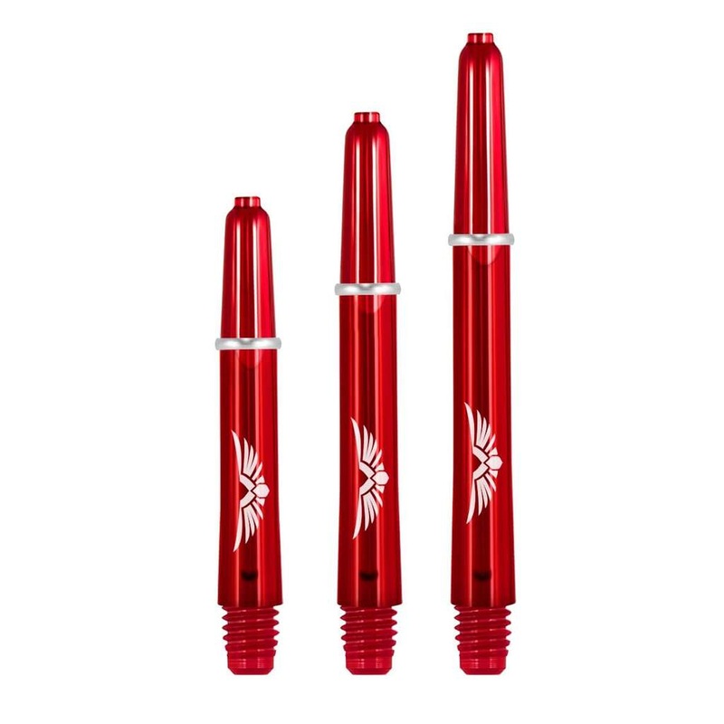 SHOT – Eagle Claw Dart Shafts – CLEAR RED
