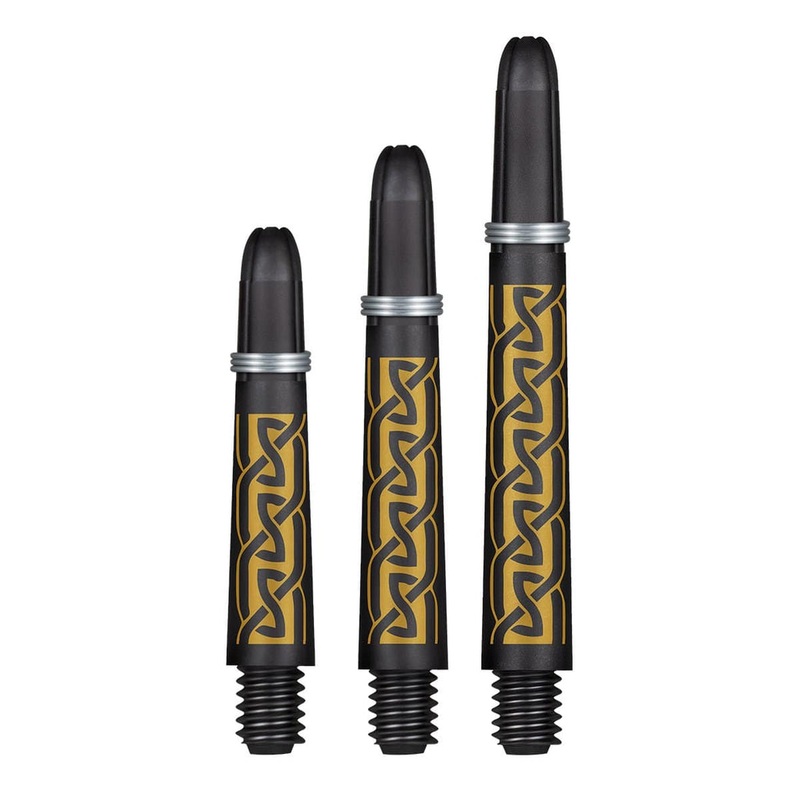 SHOT – Koi Carbon Dart Shafts – Helioknot Gold