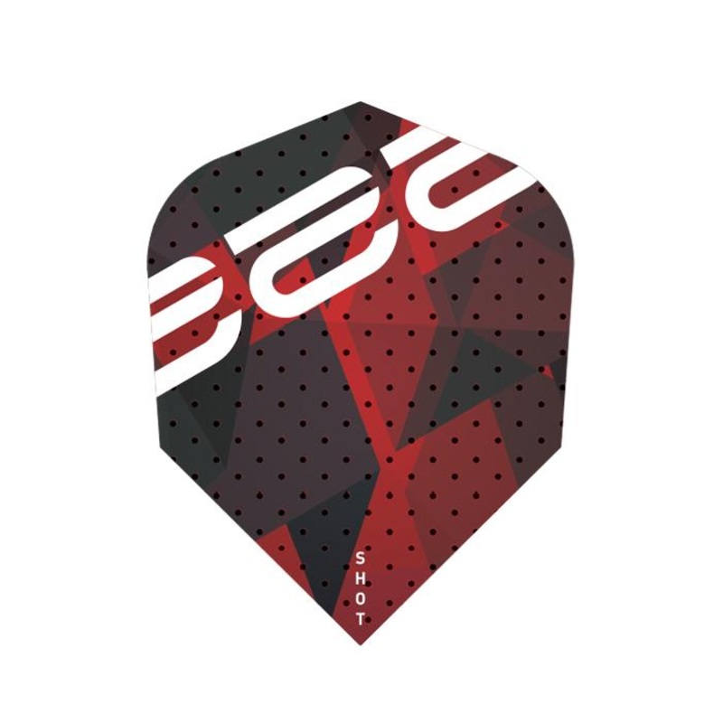 SHOT – Niels Zonnerveld – Dart Flight -Small Standard – RED
