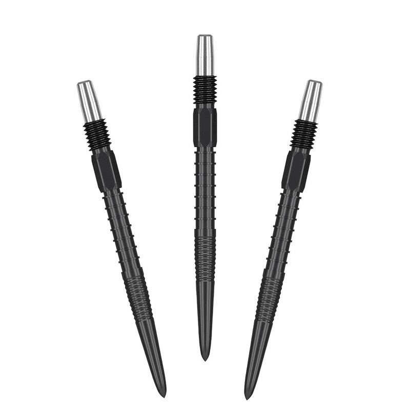 TARGET Swiss Firepoint Black Dart Points 26mm, 30mm, 35mm
