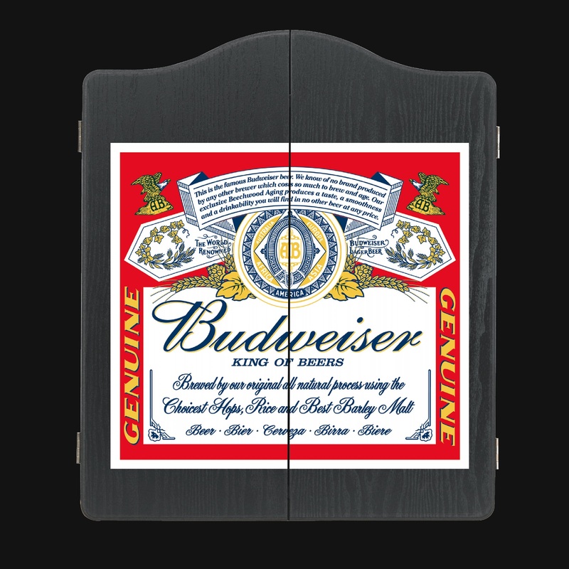 WINMAU Classic BUDWEISER Deluxe Dartboard Cabinet