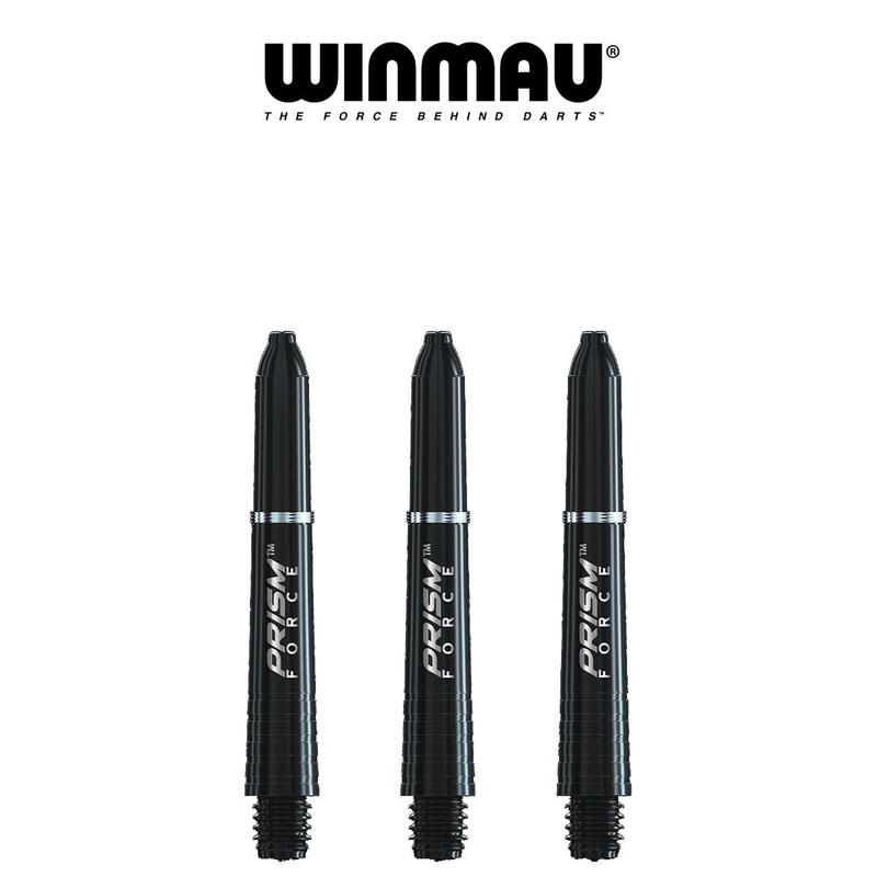 WINMAU Prism Force – Ring Lock Dart Shafts – SHORT BLACK