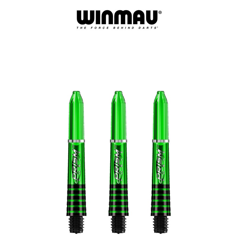 WINMAU Prism Force – Ring Lock Dart Shafts – SHORT GREEN