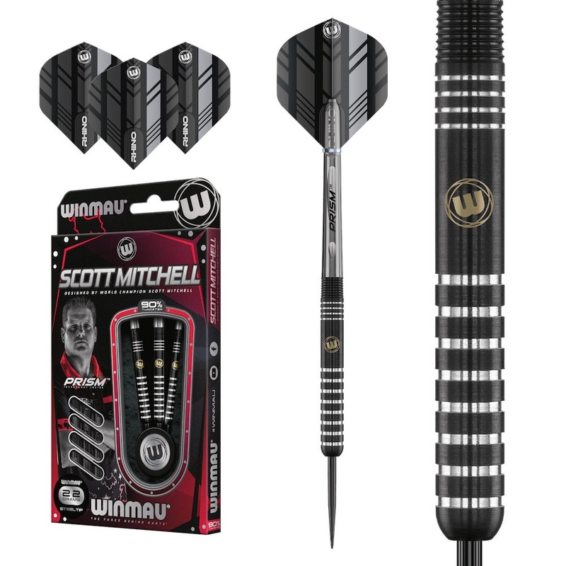 Winmau Scott Mitchell Darts – 90% Tungsten – 22g